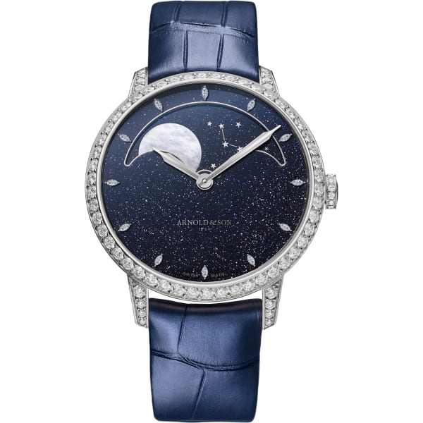 Arnold & Son PERPETUAL MOON 38 WHITE GOLD AVENTURINE