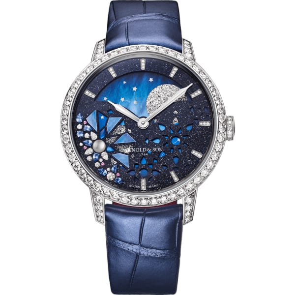 Arnold & Son Perpetual Moon 38 White Gold "Eclipse I"