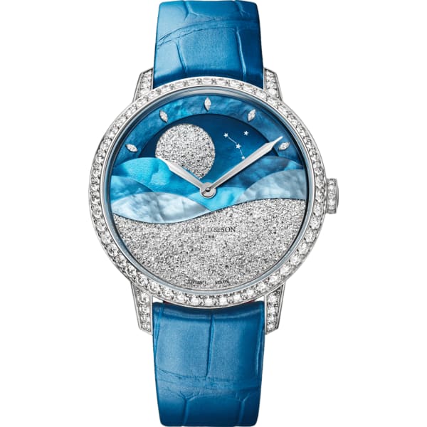 Arnold & Son Perpetual Moon 38 White Gold "Mintnight"