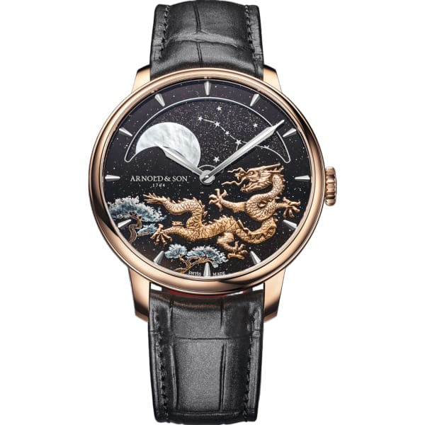 Arnold & Son Perpetual Moon 41.5 Red Gold "Year of the Dragon"