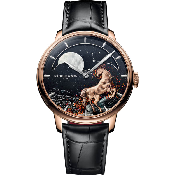Arnold & Son PERPETUAL MOON 41.5 RED GOLD “YEAR OF THE HORSE”