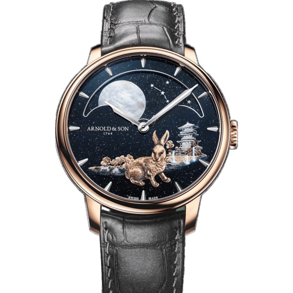 Arnold & Son Perpetual Moon 41.5 Red Gold "Year of the Rabbit"