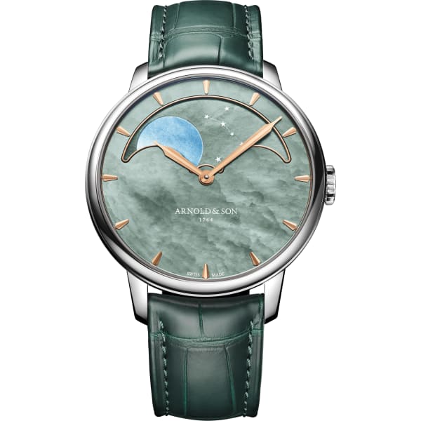 Arnold & Son Perpetual Moon 41.5 Steel "Colors of the Moon" Green