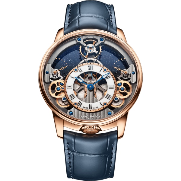 Arnold & Son Time Pyramid 42.5 Red Gold