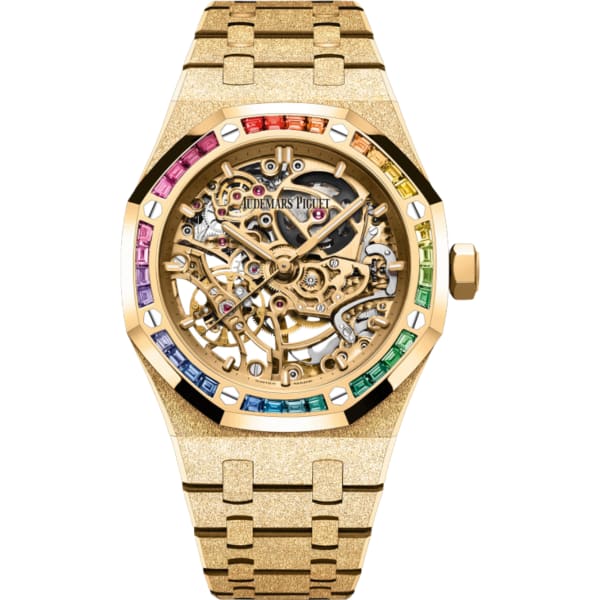 Audemars Piguet Royal Oak Frosted Gold Double Balance Wheel Openworked