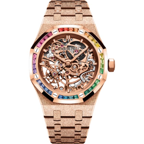 Audemars Piguet Royal Oak Frosted Gold Double Balance Wheel Openworked
