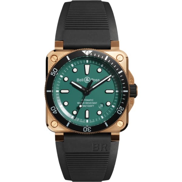 Bell & Ross Br 03-92 Diver Black & Green Bronze