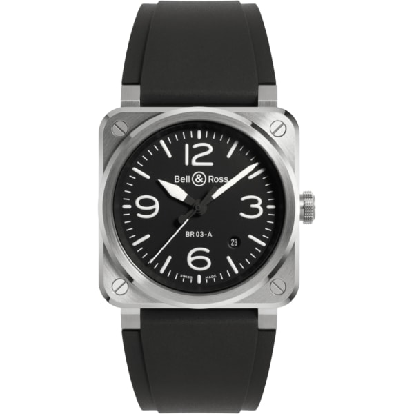 Bell & Ross Br 03 Black Steel