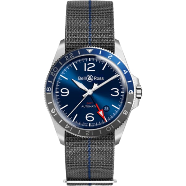 Bell & Ross Br V2-93 Gmt Blue
