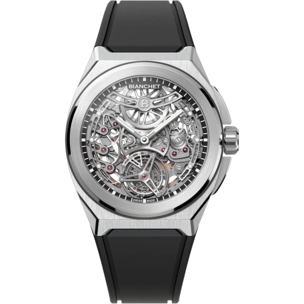 Bianchet Rotondo UltraFino Titanium Skeleton Black