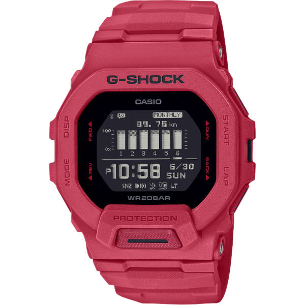 Casio G-squad Red Out Sports Edition
