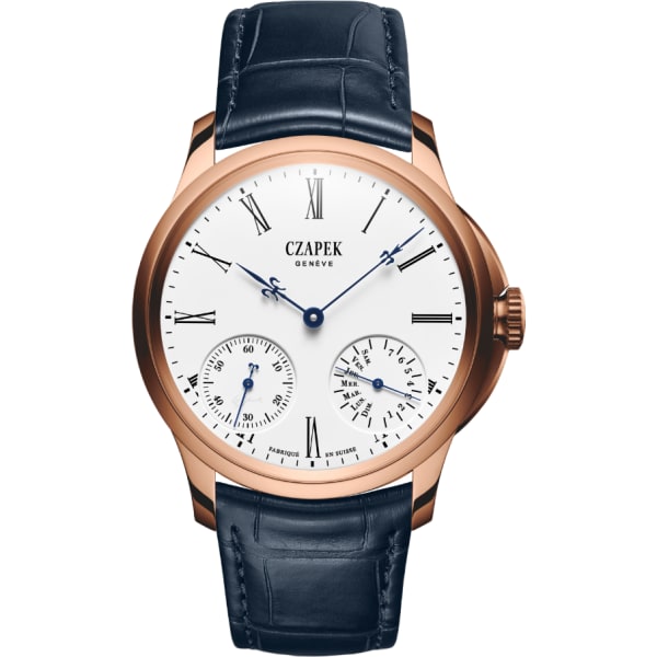 Czapek & Cie Quai des Bergues No 33 M Email Grand Feu Blanc