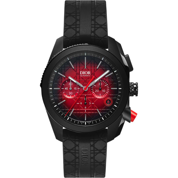 Dior CHIFFRE ROUGE 41MM BLACK ULTRAMATTE CHRONOGRAPH