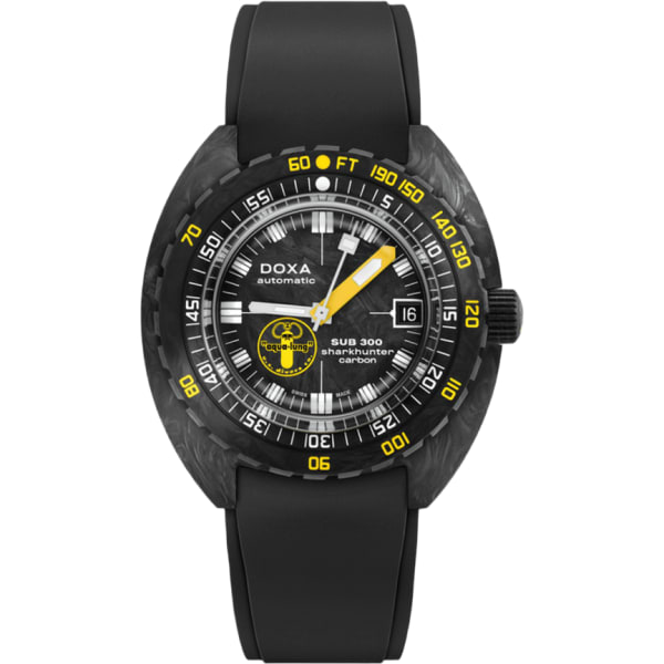 Doxa Sub 300 Carbon Aqua Lung Us Divers Sharkhunter
