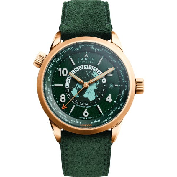 Farer World Timer - Foxe Gold