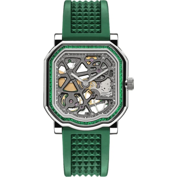 Gerald Charles Maestro 8.0 Squelette Gem-Set Emeralds