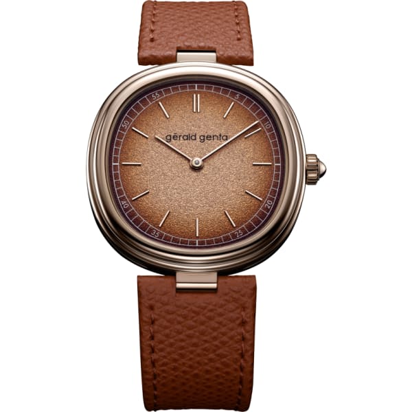 Gérald Genta Geneva Time Only Marrone