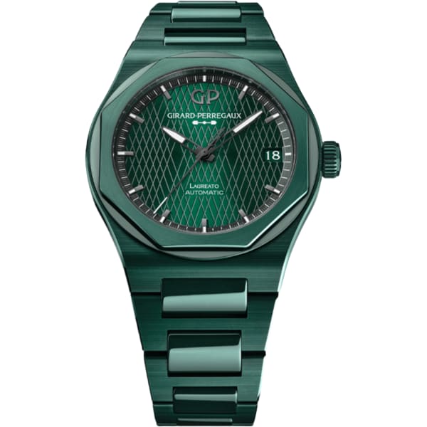 Girard Perregaux Laureato 42 Mm Green Ceramic Aston Martin Edition