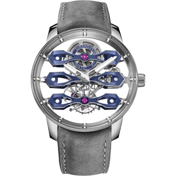 Girard Perregaux Tourbillon With Three Flying Bridges Bucherer Blue