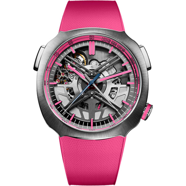 H. Moser & Cie. Streamliner Alpine Drivers Pink Edition