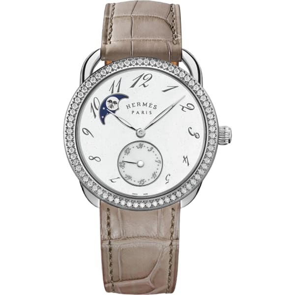 Hermes Arceau Petite Lune Watch, Large Model