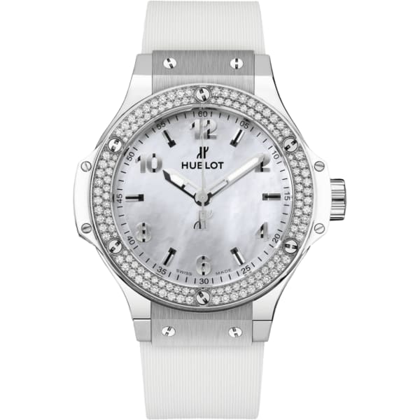Hublot Big Bang All White Diamonds Mother Of Pearl