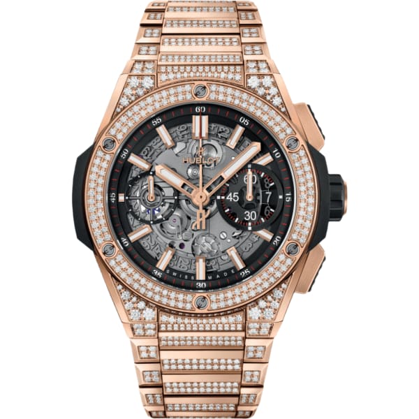 Hublot Big Bang Integrated King Gold Pavé