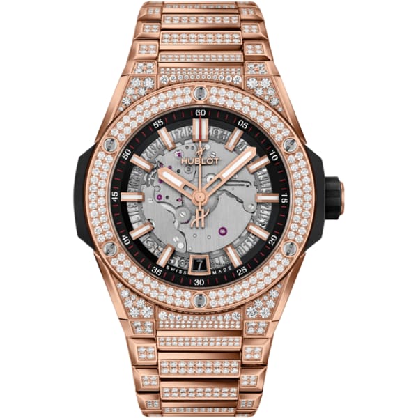 Hublot Big Bang Integrated Time Only King Gold Pavé