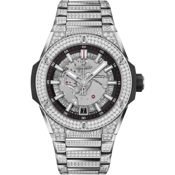 Hublot Big Bang Integrated Time Only Titanium Pavé