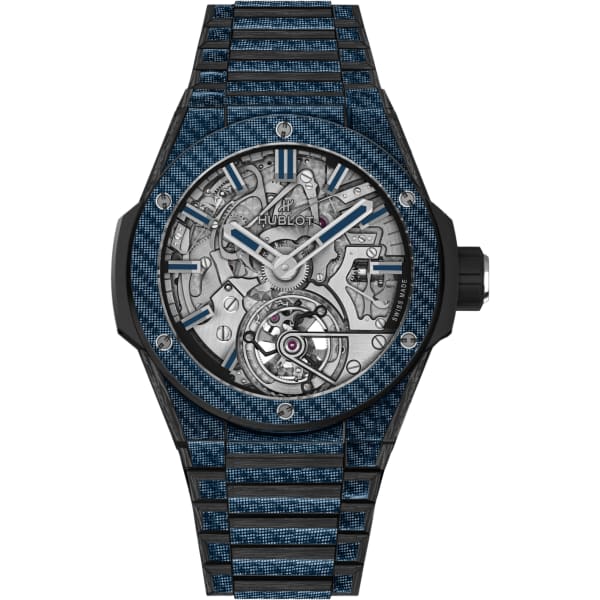 Hublot Big Bang Integrated Tourbillon Cathedral Minute Repeater in Blue Texalium