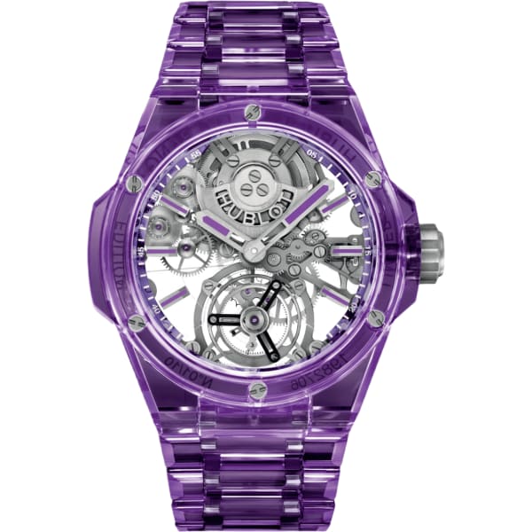 Hublot Big Bang Integrated Tourbillon Full Purple Sapphire