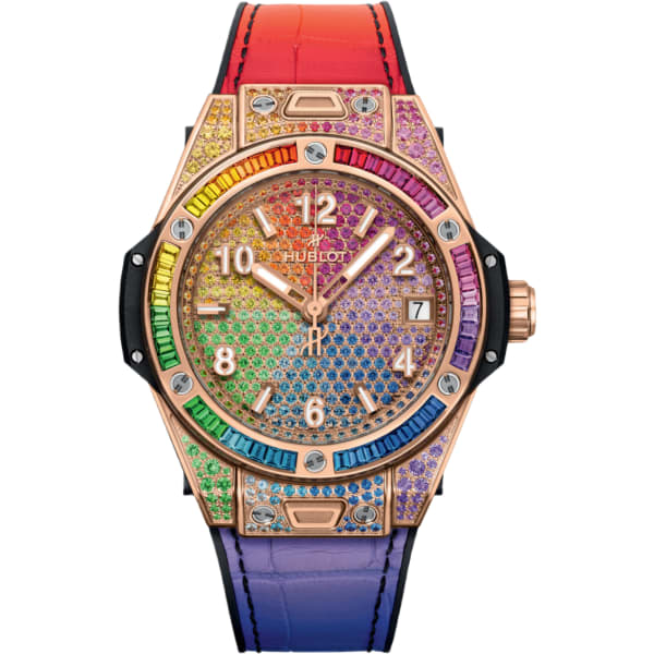 Hublot Big Bang One Click Rainbow King Gold