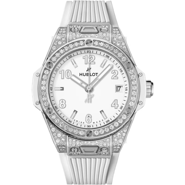 Hublot Big Bang One Click Steel White Pavé