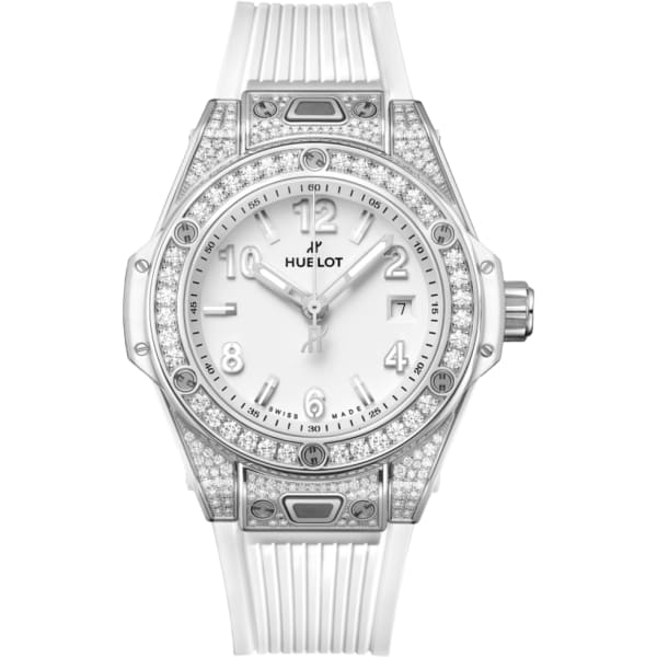 Hublot Big Bang One Click Steel White Pavé
