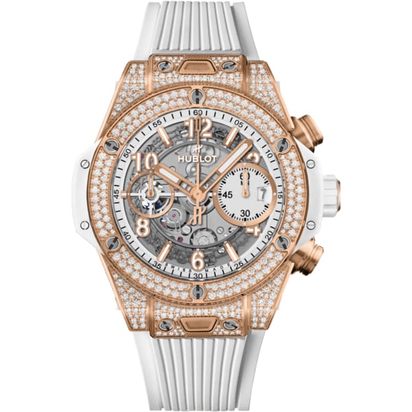 Hublot Big Bang Unico King Gold White Pavé