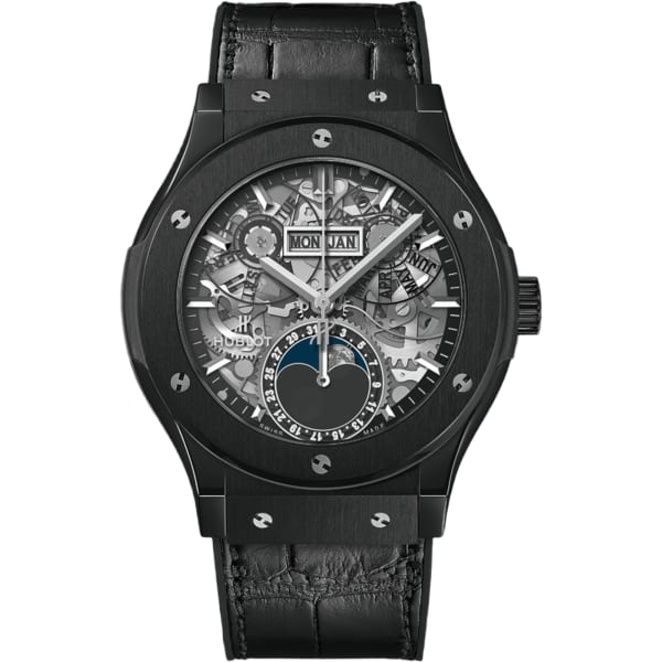 Hublot Classic Fusion Aerofusion Moonphase Black Magic