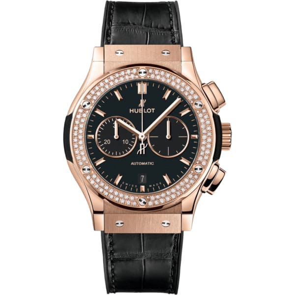 Hublot Classic Fusion Chronograph King Gold Diamonds