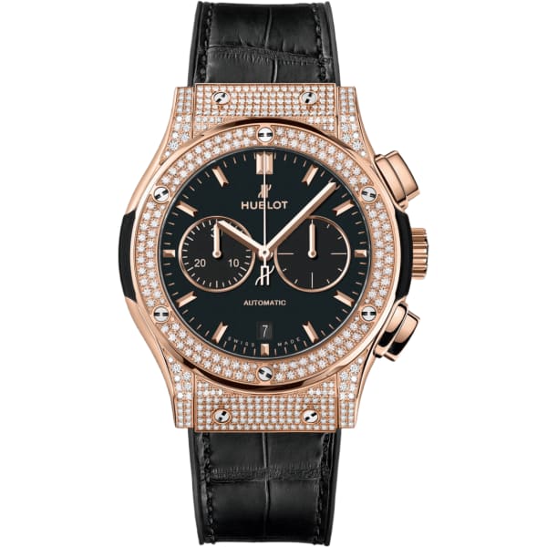 Hublot Classic Fusion Chronograph King Gold Pavé