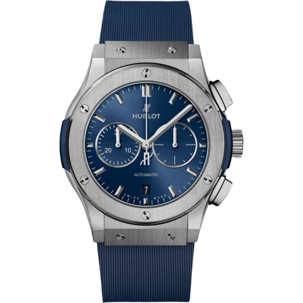 Hublot Classic Fusion Chronograph Titanium Blue
