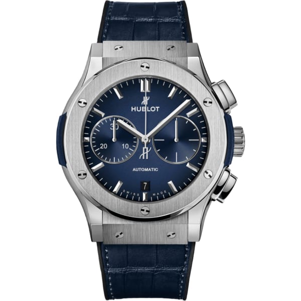 Hublot Classic Fusion Chronograph Titanium Deep Blue