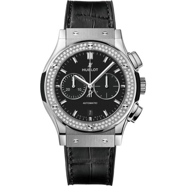 Hublot Classic Fusion Chronograph Titanium Diamonds