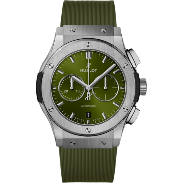 Hublot Classic Fusion Chronograph Titanium Green