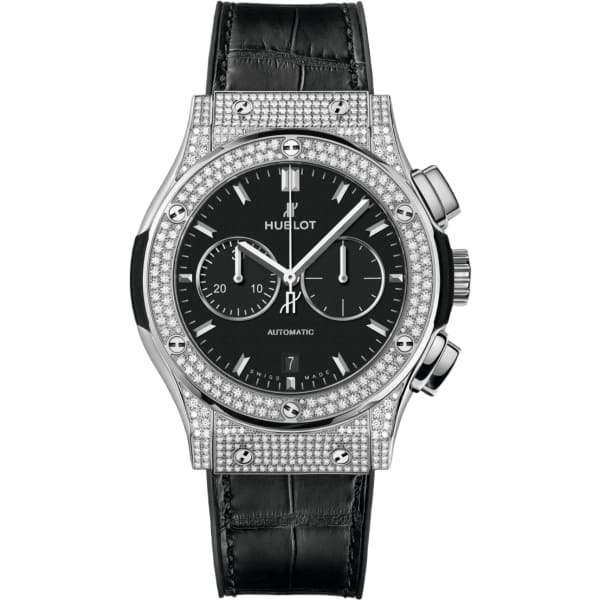 Hublot Classic Fusion Chronograph Titanium Pavé