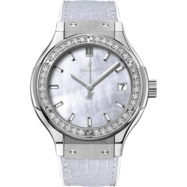 Hublot Classic Fusion Pearl White Diamonds