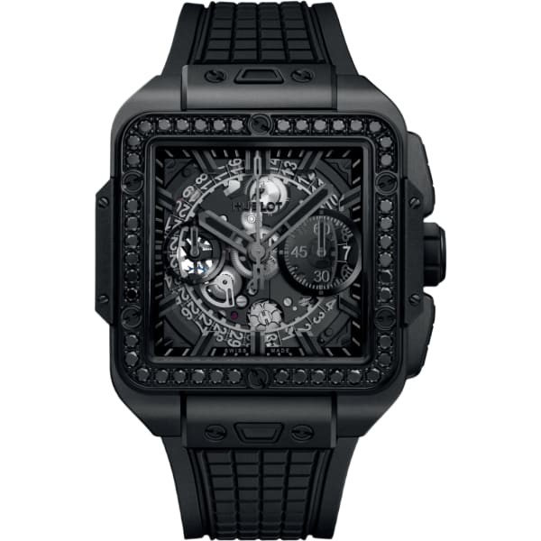 Hublot Square Bang Unico All Black Diamonds
