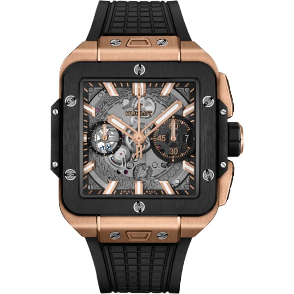 Hublot Square Bang Unico King Gold Ceramic