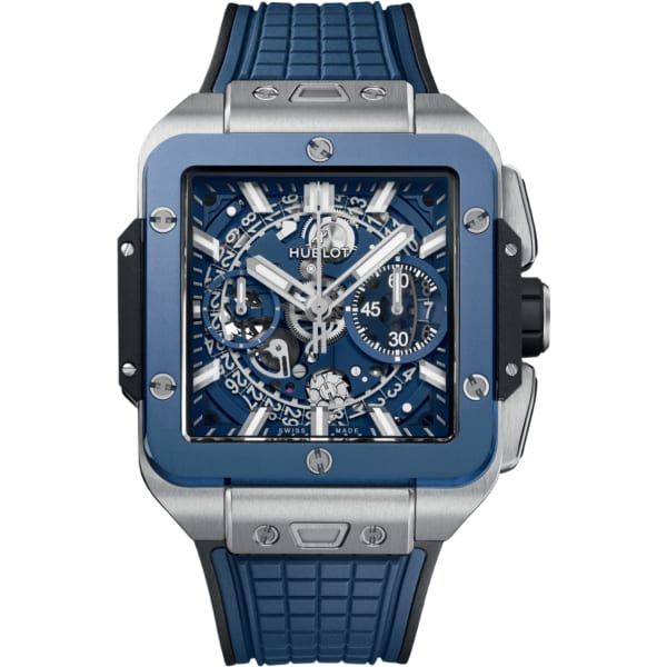 Hublot Square Bang Unico Titanium Blue Ceramic