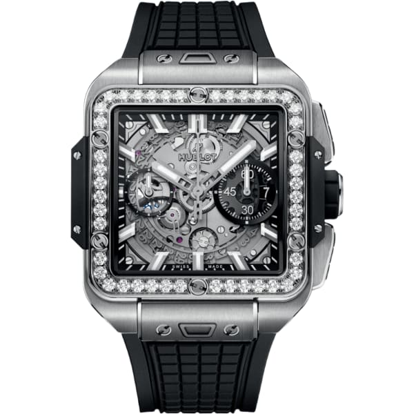 Hublot Square Bang Unico Titanium Diamonds