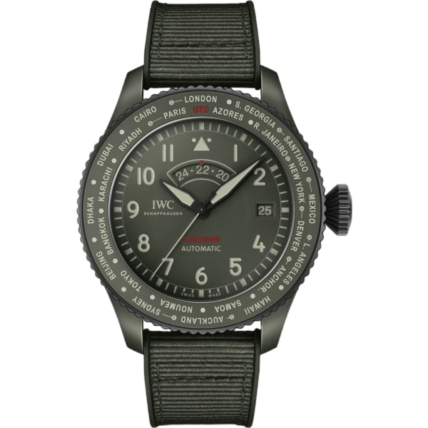 IWC Pilot's Watch Timezoner Top Gun Woodland