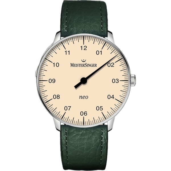 MeisterSinger Neo - Ivory with sapphire glas
